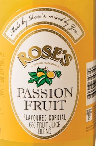 Passion Fruit Cordial